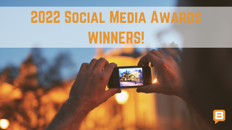 land8 banner - social media awards 2022 winners