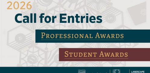 ASLA 2026 Professional and Student Awards Call for Entries