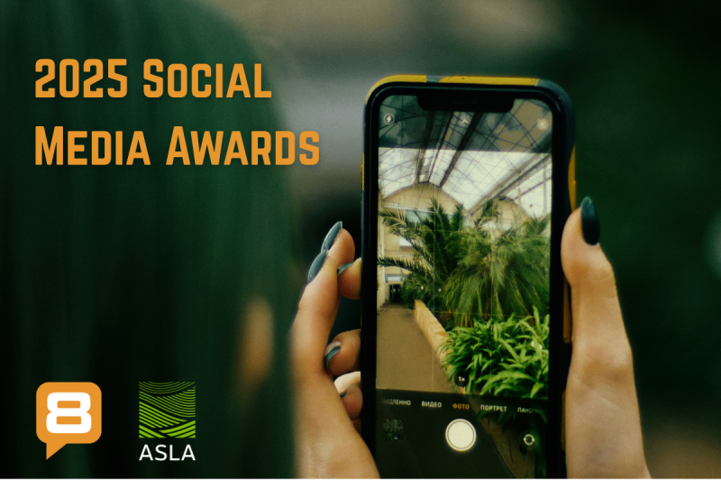 Accepting Nominations for Social Media Awards in Landscape Architecture 2025