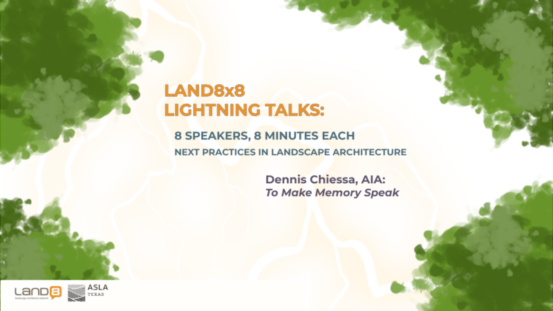 Land8x8 Lightning Talk: To Make Memory Speak 