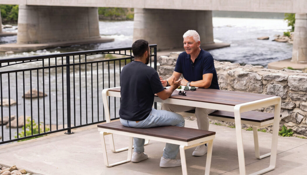 The Ogden Harvest Table by Maglin: Designing Outdoor Dining for Everyone