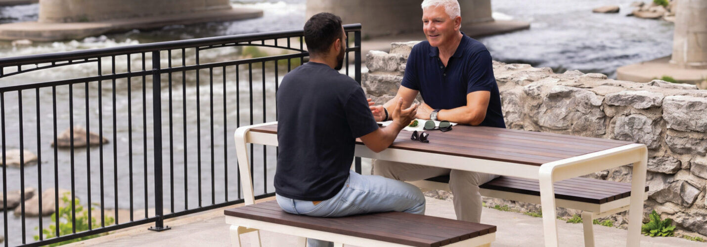 The Ogden Harvest Table by Maglin: Designing Outdoor Dining for Everyone