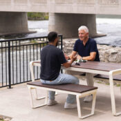 The Ogden Harvest Table by Maglin: Designing Outdoor Dining for Everyone