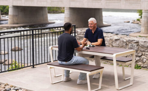 The Ogden Harvest Table by Maglin: Designing Outdoor Dining for Everyone