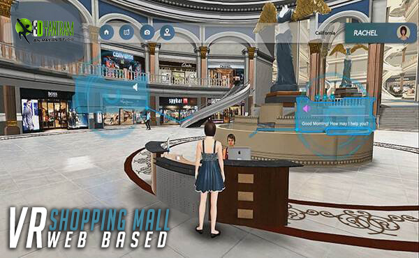 Virtual Interactive Shopping Mall Application