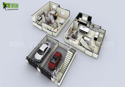 Small Home 3D Floor Plan Design