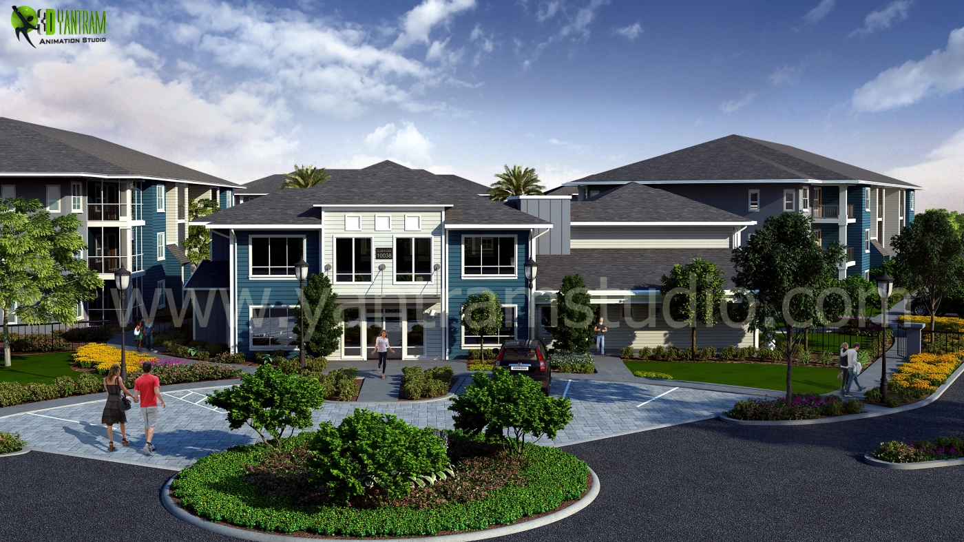 Club House Exterior Design View