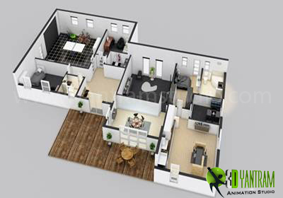 House 3D Floor Plan