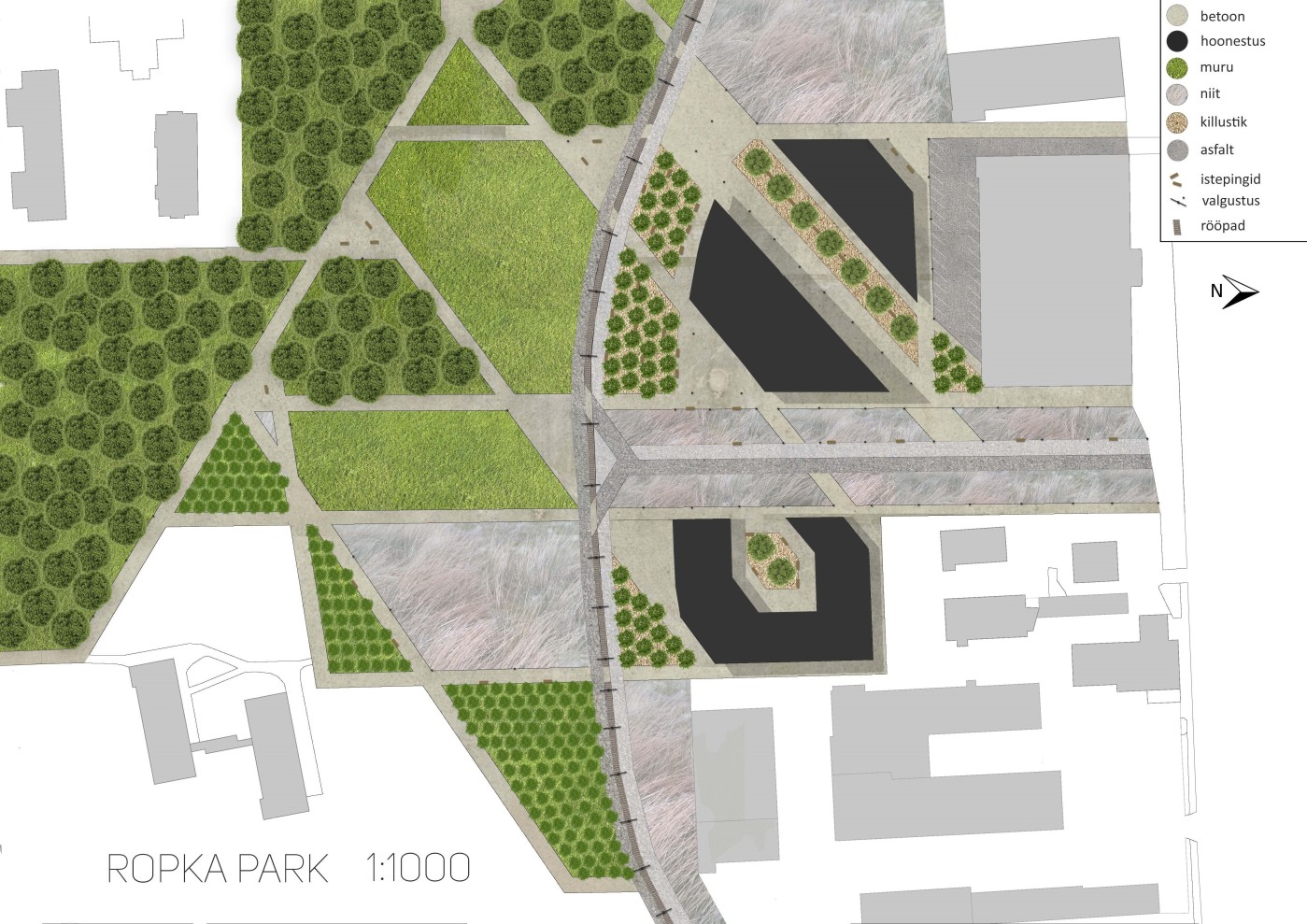 Ropka park redesign