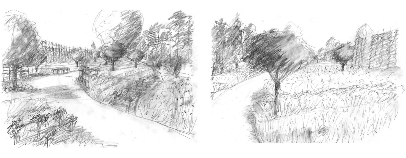 'Productive Landscapes' perspective sketches